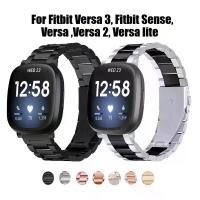 ราคา สายนาฬิกาโลหะสแตนเลส, สายรัดหรูหราสำหรับ Fitbit Versa 4, Fitbit Sense 2 band, Fitbit Versa 3 / Fitbit Sense, Fitbit versa / Fitbit versa 2, สายรัดข้อมือโลหะสแตนเลส, เหมาะสำหรับ F (1730851396092529075)