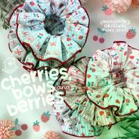 ราคา ยางรัดผม Scrunchie แบบเชอร์รี่ โบว์ และเบอรี่ (1733048712678573902)