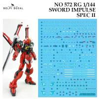 ราคา [DELPI DECAL] 572 RG 1/144 SWORD IMPULSE SPEC II GUNDAM WATER SLIDE DECAL คําแนะนําการขายที่ร้อนแรงในเดือนนี้ (1732820249471518643)