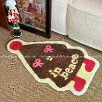 ราคา Living Room Decoration Bedroom Bedside Blanket Christmas Eve Room Mat Cartoon Irregular Shape Non-Slip Wear-Resistant Imitation Cashmere Carpet (1733210739574211619)