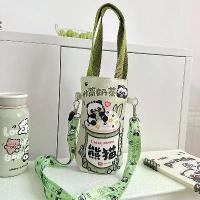 ราคา Panda Cup Sleeve, Reed Tube, Cross Body Bag, Hand Hold, Canvas, Universal, Shockproof, Travel Drink Cup Sleeve, Canvas Cross Body Padded Kitchenware messenger bag (1733263255251158831)
