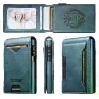 ราคา Sutengni Men's Automatic Card Extractor Faux Leather Wallet - Oil Wax Texture Business Style Multifunctional, Light Brown, Gift for Men's Relatives and Friends, with Photo Slot F (1733403337070183648)