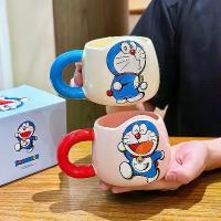 ราคา Doraemon Collaboration Ceramic Mug High Aesthetic Cute Couple Exclusive Student Office Worker Milk Coffee Cup (1733471028784694522)