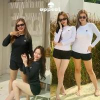 ราคา ️APPEAL ชุดว่ายน้ำแขนยาว Every Moment Rashguard แขนยาว กันUV เสื้อสีขาวดำ มีซับใน มีฟองน้ำ M - 4XL P106 (1732744496286696666)