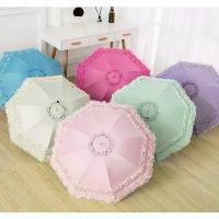 ราคา ร่ม UV ร่มพับ 3 ตอน มีระบายลูกไม้ สวย ทน ถูก กันฝน กันแดด (พร้อมส่ง) (1732563921223844871)