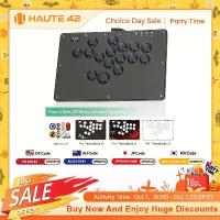 ราคา [COD] Haute42 FightStick Joystick Arcade Hitbox Button Rim Leverless Controller For PC/PS4/PS5/Switch Control Arcade Stick Controller (1732967289042077383)