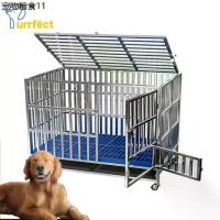 ราคา กรง สแตนเลส 304 กรงสัตว์เลี้ยงขนาดใหญ่（125*110cm）กรงสแตนเลส กรงสุนัขพับได้ กรงสุนัข คอกกรงสัตว์เลี้ยง dog cages crates (1732826570492053068)