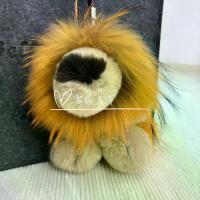 ราคา Real Rex Rabbit Fur High-End Simba The Lion King Plush Pendant Bag Charm Cute Plush Toy (1733278609107158465)