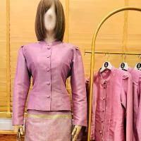 ราคา ชุดไทยจิตรลดาโทนสีชมพูพาสเทล Clothing (1731835437675677711)