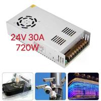 ราคา Switching Power Supply สวิตชิ่งเพาเวอร์ซัพพลาย 24V 20A 30A 500W 720Watt (สีเงิน) (1733147506894800200)