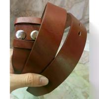 ราคา COD. เข็มขัดสายหนังวัวแท้ เป็นสองกระดุมเแม็ก เป็นสายเปล่าไม่มีหัว Fashion accessories #อย่าน้อยใจตัวเอง (1733219238360614294)