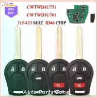 ราคา อะไหล่สำหรับเปลี่ยน ปุ่ม2/3/4 กุญแจรีโมทรถยนต์ 315/433MHz ชิป ID46 กุญแจรีโมต รายการ keyless เอบีเอสเอบีเอส กุญแจรถกุญแจ Nissan Sylphy Cube (1733423396077799227)