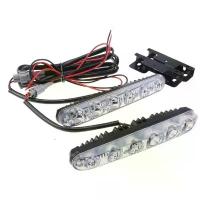ราคา DRLไฟเดย์ไลท์ 6LED (1คู่) 108 สีขาว DC12V ไฟเดย์ไลท์อัตโนมัติ LED Daylight Universal (1733376595118622513)