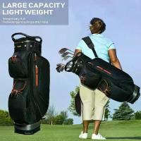 ราคา Golf Bag Unisex Professional Golf Bag Multi-Functional Standard Golf Bag Waterproof Lightweight Golf Club Bag (1733107234106279272)