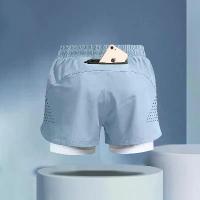 ราคา ขาสั้นกีฬาผู้ชายสำหรับวิ่ง ปั่นจักรยาน ฤดูร้อน แห้งเร็ว อุปกรณ์ฟิตเนส ซับใน ขาสั้นฝึกซ้อมแบบสองชิ้น volleyball shorts กางเกง (1733312605822945128)