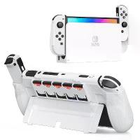 ราคา Protective Case for Nintendo Switch OLED 2021, Dockable Cover Accessory for Switch OLED Console and Joy-Con Grip (1733442297817302594)