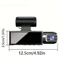 ราคา Dash Cam Front 1080P and Internal 720P, with 32G SD Card, 8.03cm Dash Cam, G-Sensor HD Night Vision Loop Recording Wide Angle Car DVR (1733481283659859184)