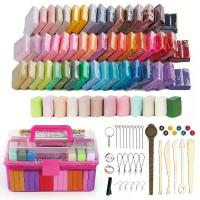 ราคา ชุดดินโพลิเมอร์ 62 สี อุปกรณ์การเรียนกลับไป ปลอดภัยและปลอดสารพิษ ดินเหนียวอบเตาอบพร้อมเครื่องมือแกะสลัก เหมาะสำหรับประติมากรรม งานฝีมือ โครงการ ของขวัญฮาโลวีนและคริสต์มาสที่ไม่เห (1733126570406610382)