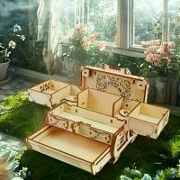 ราคา กล่องเครื่องประดับไม้ 3 มิติแบบคลาสสิก 1 ชิ้น งานฝีมือ กล่องดนตรีดีไซน์สวยพร้อมลวดลายแกะสลักละเอียด โมเดลโชว์บนโต๊ะสีเหลือง ของตกแต่งตั้งพื้น ของขวัญสำหรับวันแม่ ตกแต่งบ้านและที่ (1733134942953702426)