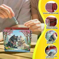 ราคา ชุดศิลปะภาพวาดเพชร, 1 ชิ้น, ชุดสัตว์ DIY, รูปแบบสุนัขฤดูใบไม้ผลิสีขาวและสีดำ, วันวาเลนไทน์, งานฝีมือ 5D, กระปุกออมสินไม้ปลอดภัยเงินสด, โถประหยัดเงิน, ชุดศิลปะภาพวาดเพชรโมเสค, สว่ (1732988002348205127)