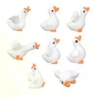 ราคา ตุ๊กตุ่นกวางจิ๋ว ชุด 8 ชิ้น เรซิ่นเล็ก รูปปั้นห่านตลกและน่ารัก ขนาดเล็ก เหมาะสำหรับแดชบอร์ดรถยนต์ กระจกมองหลัง หรือเครื่องประดับ สำหรับผู้หญิงและผู้ชาย อุปกรณ์ตกแต่งภายในรถยนต์ ตกแต่งบ้านและโต๊ะทำงาน 