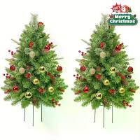 ราคา ต้นคริสต์มาสกลางแจ้ง 30 นิ้ว ไฟ LED ก่อนลอยท์ คริสต์มาส 2 ชุด ต้น คริสต์มาส มินิมอล กระทงใบ ขนุน ต้น คริสต์มาส พุ่ม หนา (1732940153639569102)