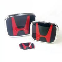 ราคา Honda LOGO, ชุด 3 ชิ้น, ด้านหน้าและด้านหลัง, เข็มทิศ, เหมาะสำหรับซิตี้/แจ๊ส/CRV/Civic/Brv/Accord/Mobilio/Hrv, ป้าย/ตราสัญลักษณ์, สีดำและสีแดง (1733297079072097955)