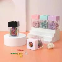 ราคา กล่องเก็บคลิปหนีบกระดาษ โปร่งใส เครื่องจ่ายคลิป กล่องดูดแม่เหล็ก ที่ใส่คลิปหนีบกระดาษ เครื่องเขียน แบบพกพา อุปกรณ์สำนักงาน (1732775587163767850)