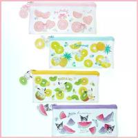 ราคา กระเป๋าใสใส่ปากกา ดินสอ Sanrio ลายผลไม้ จัดส่งที่รวดเร็ว (1733214176478397855)