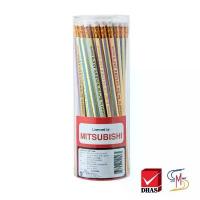 ราคา Mitsubishi ดินสอ ดินสอดำ HB เบอร์ 2522 กระบอก 50 แท่ง จัดส่งเฉพาะจุด (1732678693468275753)