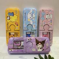 ราคา พร้อมส่ง กล่องดินสอเหล็ก + เครื่องเขียน (ดินสอ ยางลบ ไม้บรรทัด กบเหลา) ลายการ์ตูน กล่องดินสอน่ารัก (1733292499714147350)