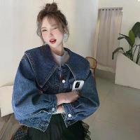 ราคา เสื้อแจ็คเก็ตยีนส์ สไตล์เกาหลีใหม่ คอปกตุ๊กตา สไตล์ชาแนลน้อย สไตล์ดาราอินเทอร์เน็ต ดีไซน์เก๋ๆ สไตล์สั้น Niche สำหรับผู้หญิง ถ้วย จีบ กระดาษ ถ้วย จีบ กระดาษ ถ้วย จีบ กระดาษ ถ้วย จีบ กระดาษ (17327857783