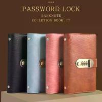 ราคา แฟ้มรับซอง 100 แฟ้ม วัสดุหนัง PU กันน้ำ ใช้ซ้ำได้ ทันสมัย พร้อมล็อครหัสผ่าน สมุดสะสมธนบัตร เหมาะสำหรับใช้ในบ้าน แฟ้มประหยัดงบประมาณ (1732840169345746023)