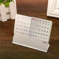 ราคา ของขวัญตกแต่ง สีเงิน ตกแต่งโต๊ะ อุปกรณ์สำนักงาน สำหรับบ้าน ภาษาอังกฤษ ปฏิทินตลอด ปฏิทิน ปฏิทิน100ปี ปฏิทินโลหะ (1733233195524917223)