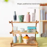 ราคา ชั้นวางของไม้ไผ่ ที่วางแก้วบนโต๊ะทำงาน สำหรับโต๊ะอาหาร โต๊ะทำงาน ชั้นวางหนังสือหลายชั้น (1733477121250789155)