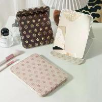 ราคา กระจกพกพาสำหรับนักเรียน หอพัก โต๊ะทำงาน กระจกพับได้สำหรับแต่งหน้า (1733360275544442373)
