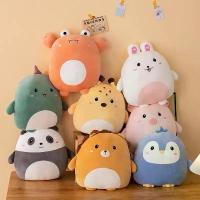 ราคา หมอนตุ๊กตาการ์ตูนปักลาย COD หมอนอิงสัตว์ หมอนข้างเตียง โซฟา เบาะรองนั่ง ไดโนเสาร์ สิงโต ผ้าห่มสำหรับเครื่องปรับอากาศ (1733303345244505455)