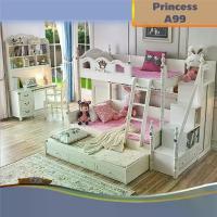ราคา เตียง2ชั้นเจ้าหญิง รุ่น A99 ขนาด 4 ฟุต เตียงนอนเด็ก2ชั้น (1733175684981491361)