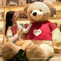 ราคา ตุ๊กตาหมี ตุ๊กตาหมี ขนาดใหญ่พิเศษ กอดหมี เหมาะสำหรับเด็กผู้หญิง หมอนงีบหลับ เตียง ตุ๊กตาหมีตัวใหญ่ สัตว์ยัดไส้ (1733144468722779797)
