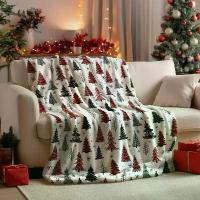 ราคา [เก็บเงินปลายทาง] ผ้าห่มฟลีซคริสต์มาส ลายต้นคริสต์มาสและจุดตารางหมากรุก เนื้อผ้านุ่มนวล อบอุ่น สบาย สำหรับโซฟา เตียง และการพักผ่อน (1733477541958944258)