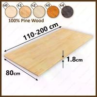 ราคา หน้าโต๊ะไม้สน หนา 18 mm.กว้าง 80 cm. x ยาว 110-200 cm. AAต่อฟันปลา TOPโต๊ะ ไม้สนนอก (1732763291700069636)