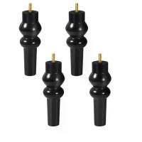 ราคา ขาเฟอร์นิเจอร์ไม้ ดีไซน์วินเทจ ชุด 4 ชิ้น รองรับขา สำหรับเตียง โต๊ะ โซฟา (1733126502975899130)