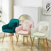 ราคา เก้าอี้ เก้าอี้ขาทอง เก้าอี้แต่งหน้า เก้าอี้แถมหมอน เก้าอี้โต๊ะเครื่องแป้ง ดีไซน์สวยงาม นั่งสบาย (1733388773747885201)