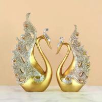 ราคา ตกแต่งบ้าน, การออกแบบหงส์คู่, สไตล์จีน, ราคาไม่แพงและสง่างาม, เหมาะสำหรับห้องนั่งเล่น, ตู้ไวน์, สำนักงานธุรกิจ, เครื่องประดับงานฝีมือเรซิน, พระพุทธรูปให้เช่า, พระพุทธรูปที่ดี, ภา (1732855360066324449)