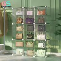 ราคา GS กล่องโชว์กระเป๋า ตู้โชว์โปร่งใส กล่องโชว์โปร่งใสสุดหรู กันฝุ่น กล่องเก็บของ ตู้โชว์โมเดล ตู้โชว์ กันฝุ่น'จัดเก็บสะอาด ชั้น ใส่ ที่ เก็บ กล่อง ใส่ กล่อง ใส่ตู้โชว์กั้นห้อง กระเป๋า โชว์ ตู้ (17329216