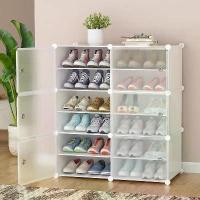 ราคา [COD] [tiktok]MUUNOO ตู้รองเท้า ตู้เก็บรองเท้าPVC ชั้นวางรองเท้า Shoes Rack ชั้นวางของ ตู้เก็บของ DIY ชั้นวางโครงสร้างเหล็ก ตู้ใส่รองเ สแตนเลส ตู้ เก็บ ชั้น วางรองเท้า ชั้น วา (1732898049226802555)