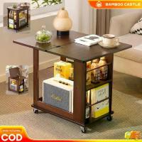 ราคา โต๊ะพับได้อเนกประสงค์ โต๊ะกลางห้องรับแขก ล้อหมุน 360° แข็งแรง พับได้ ทนทาน ประหยัดพื้นที่ ทำโดยไม้ไผ่ธรรมชาติ ที่นอน3 ฺ5ฟุต ยึด ทีวี ติด ผนัง ตู้ ข้างเตียง กับ ข้าว อลูมิเนียม (1732835781858133885)