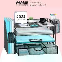 ราคา COD กล่องใส่แฟ้ม 4ช่อง ชั้นวางหนังสือ แฟ้มใส่เอกสาร แฟ้มจัดเก็บ ที่ใส่กระดาษA4 ที่ใส่ปากกา ที่ใส่หนังสือ ที่ใส่สมุด ชั้นจัดเก็บ ตู้จัดเก็บ บนโต๊ะ (1732779157820507214)