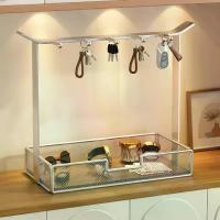 ราคา ชั้นวางกุญแจ, ตกแต่งทางเข้า, ชั้นวางตู้รองเท้าประตูทางเข้า, กล่องเก็บของ, เหมาะสำหรับเก็บกุญแจ ชั้นวางของ 4 ชั้น (1732926949788189972)