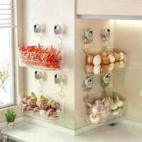 ราคา กล่องเก็บของ, สำหรับห้องน้ำและห้องครัว, ตะกร้าแบบแขวนติดผนัง, อเนกประสงค์, สไตล์มินิมอล, ตะกร้าเก็บของในห้องน้ำ, กล่องสบู่, ชั้นวางติดผนัง, ชั้นวางพลาสติกสูญญากาศ, กล่องเก็บของถ้วยดูด (173308261689285